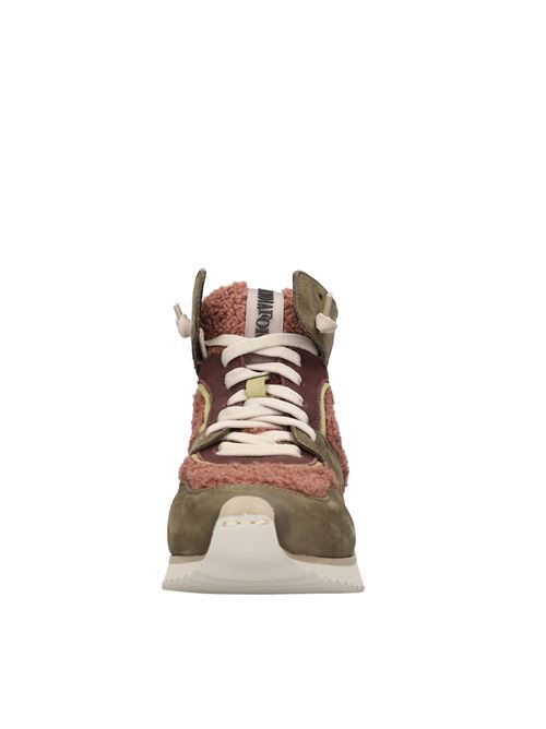 Sneakers alte in pelle e tessuto ANDIAFORA | MIDDLE FOX WDG NABUKMILITARY-ROSSO